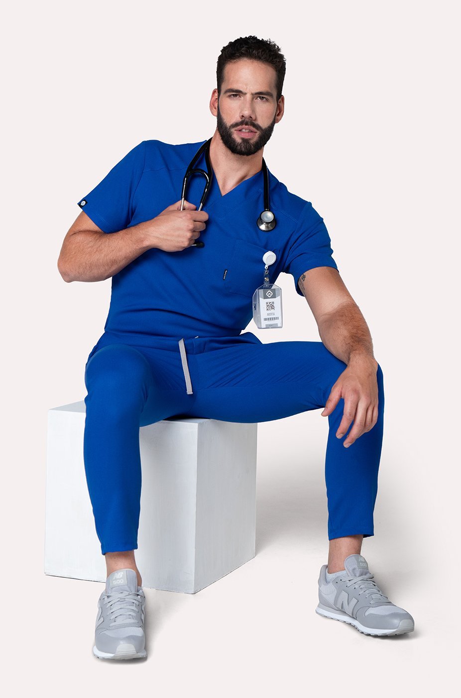 Conjunto Hombre Scrub Fresh - Royal Blue