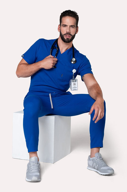 Conjunto Hombre Scrub Fresh - Royal Blue