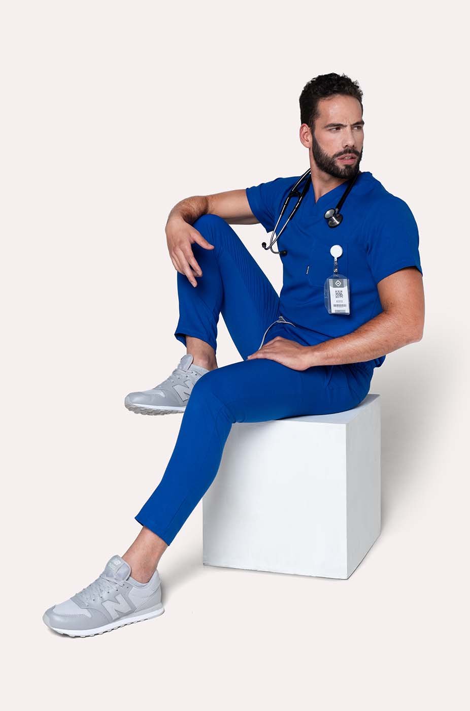 Conjunto Hombre Scrub Fresh - Royal Blue