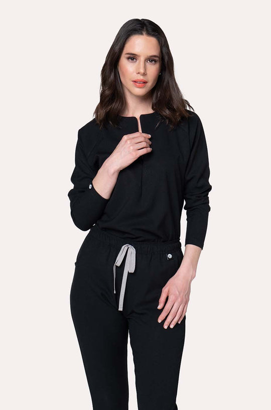Conjunto Mujer Scrub Fall - Negro