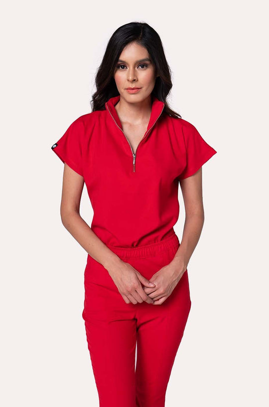 Conjunto Mujer Scrub Victory - Rojo