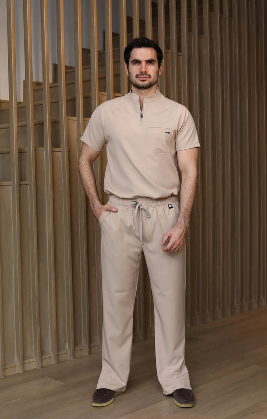 Pantalón Hombre Scrub Harry - Natural