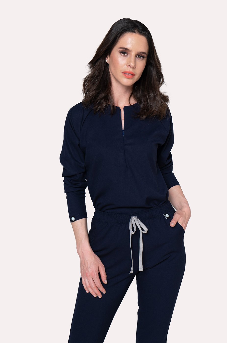 Conjunto Mujer Scrub Fall - Navy