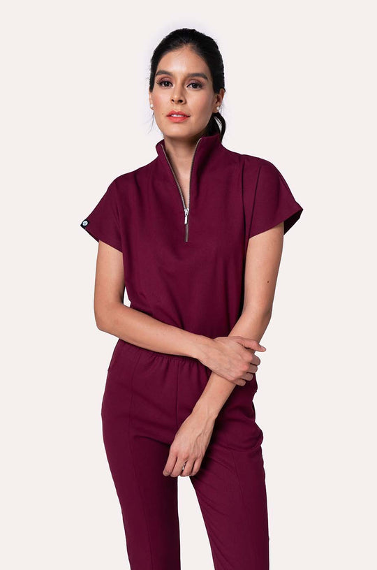 Conjunto Mujer Scrub Victory - Burgundy