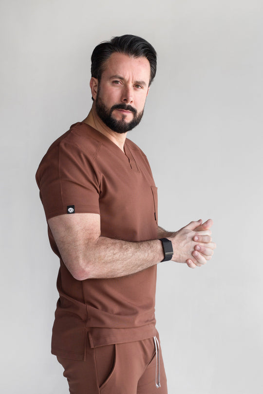 Conjunto Hombre Scrub Fresh - Cocoa