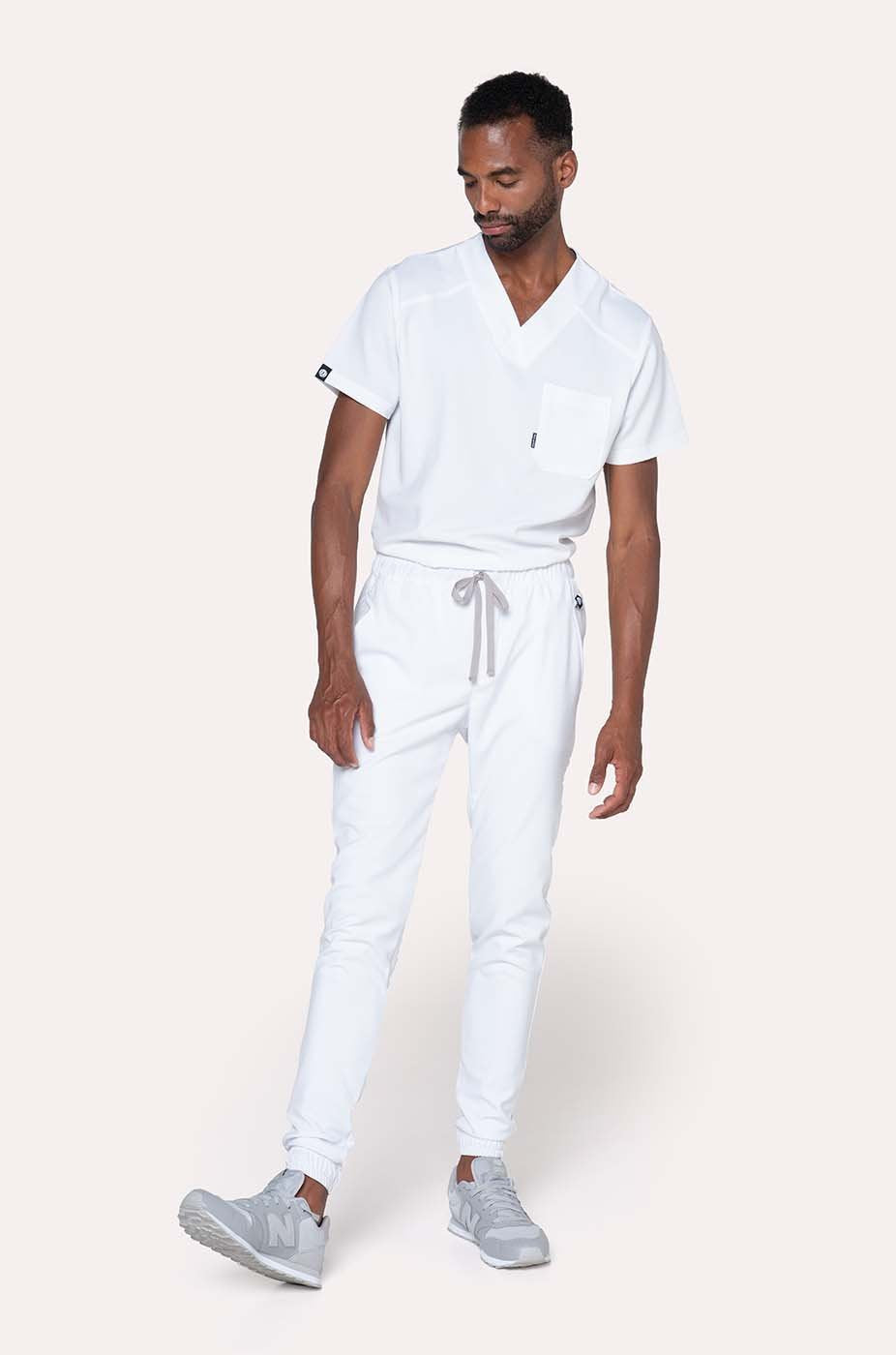 Conjunto Hombre Scrub Fresh - Blanco