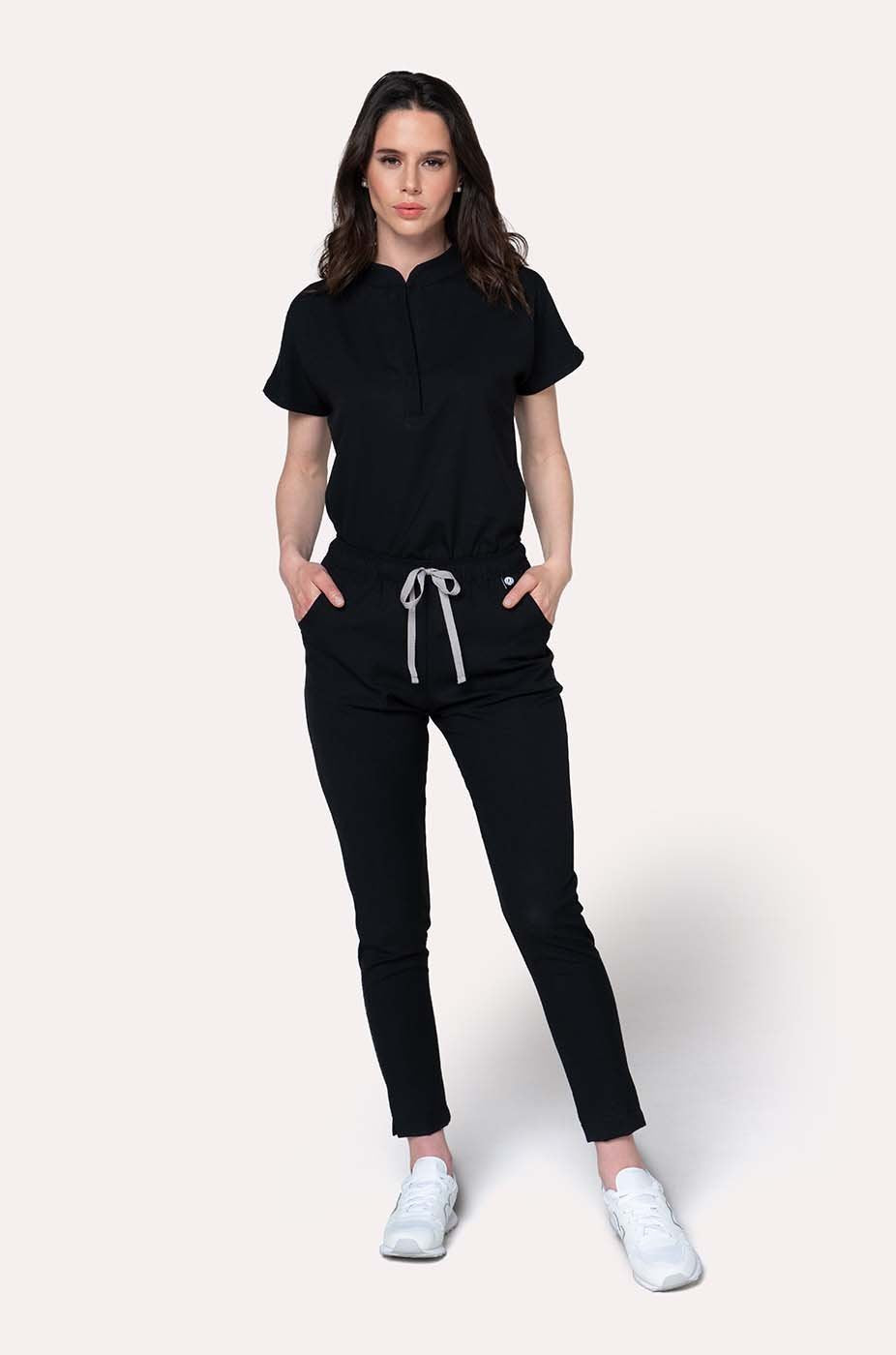 Conjunto Mujer Scrub Glam - Negro