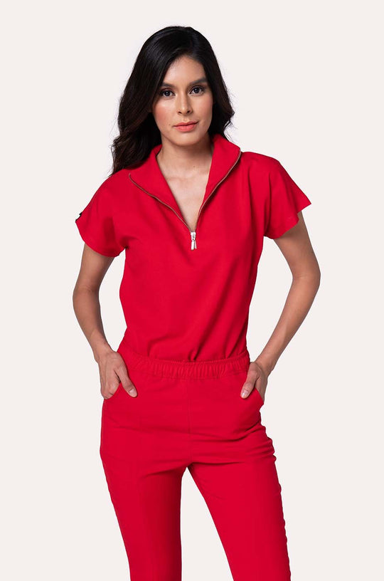 Conjunto Mujer Scrub Victory - Rojo
