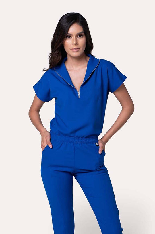Conjunto Mujer Scrub Victory - Royal Blue