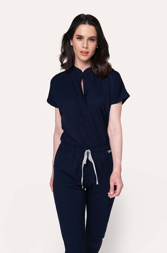 Conjunto Mujer Scrub Glam - Navy