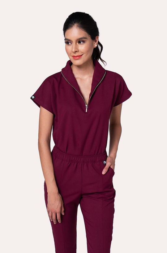 Conjunto Mujer Scrub Victory - Burgundy