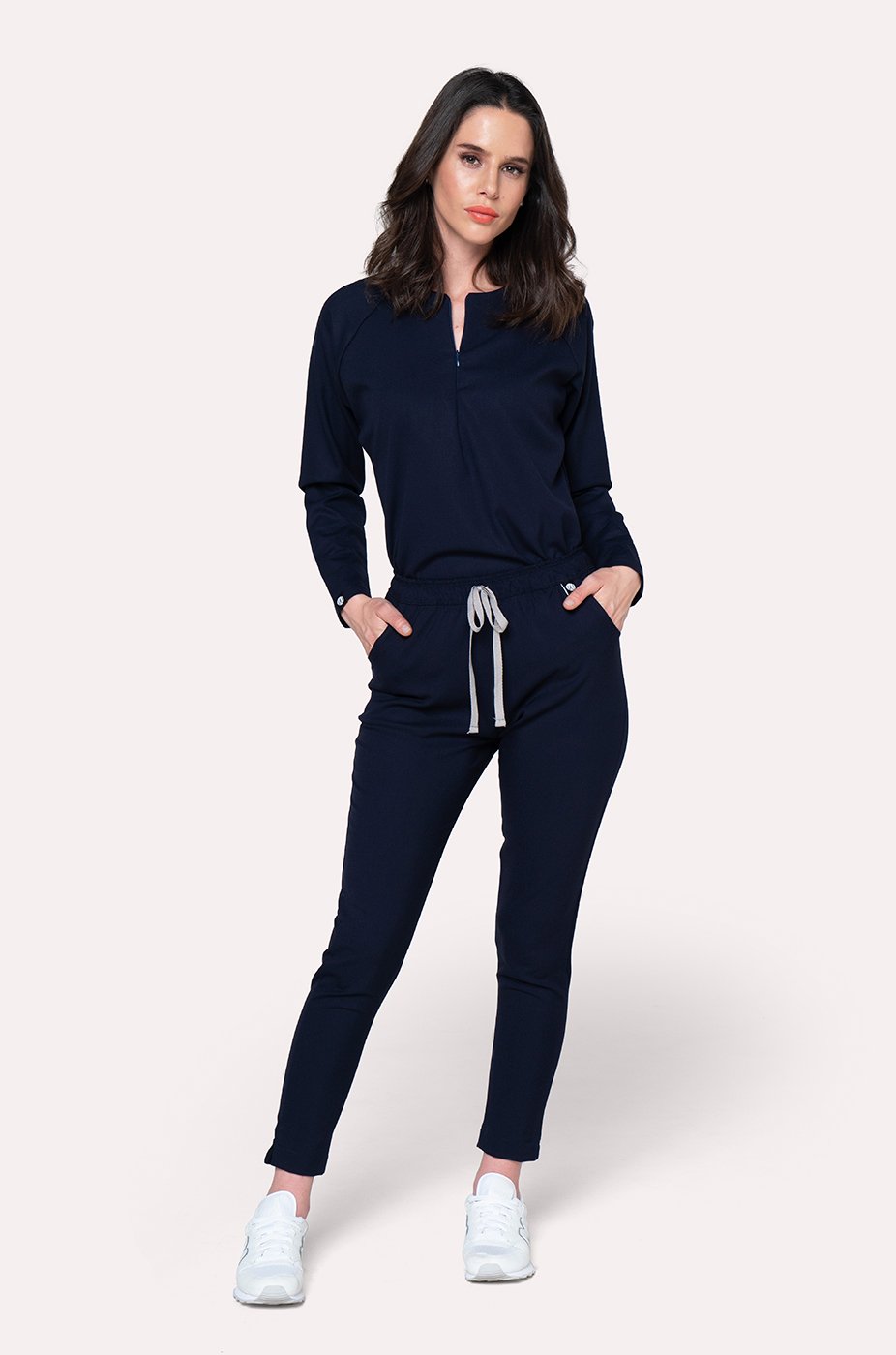 Conjunto Mujer Scrub Fall - Navy