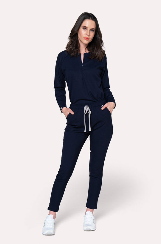 Conjunto Mujer Scrub Fall - Navy