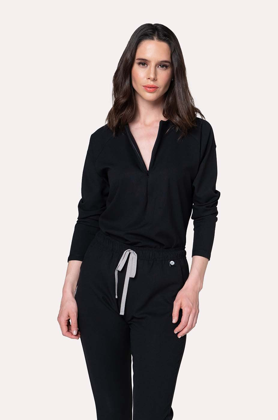 Conjunto Mujer Scrub Fall - Negro