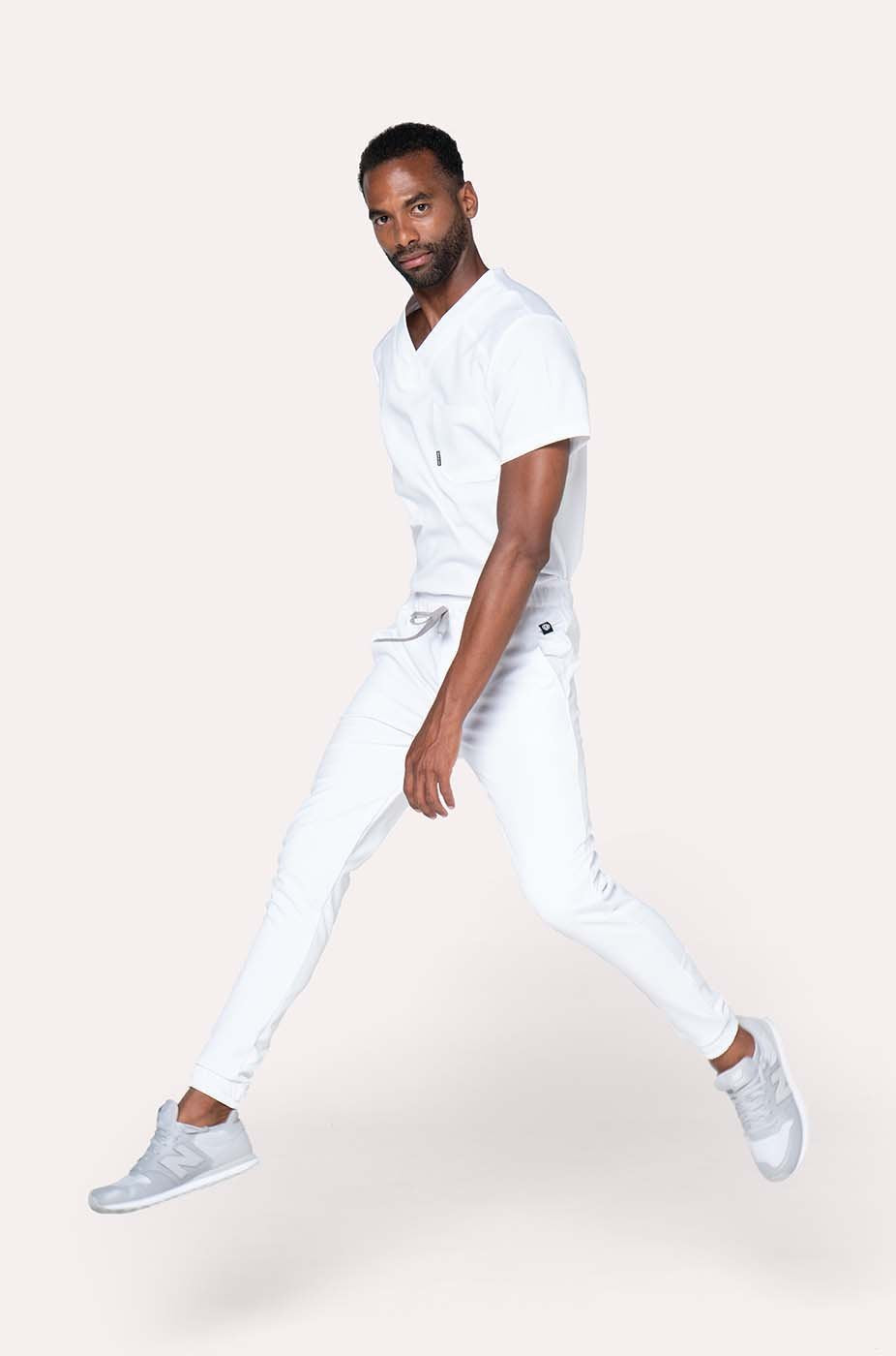 Conjunto Hombre Scrub Fresh - Blanco