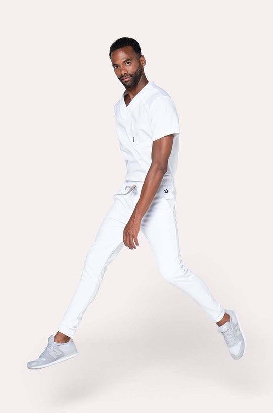 Conjunto Hombre Scrub Fresh - Blanco