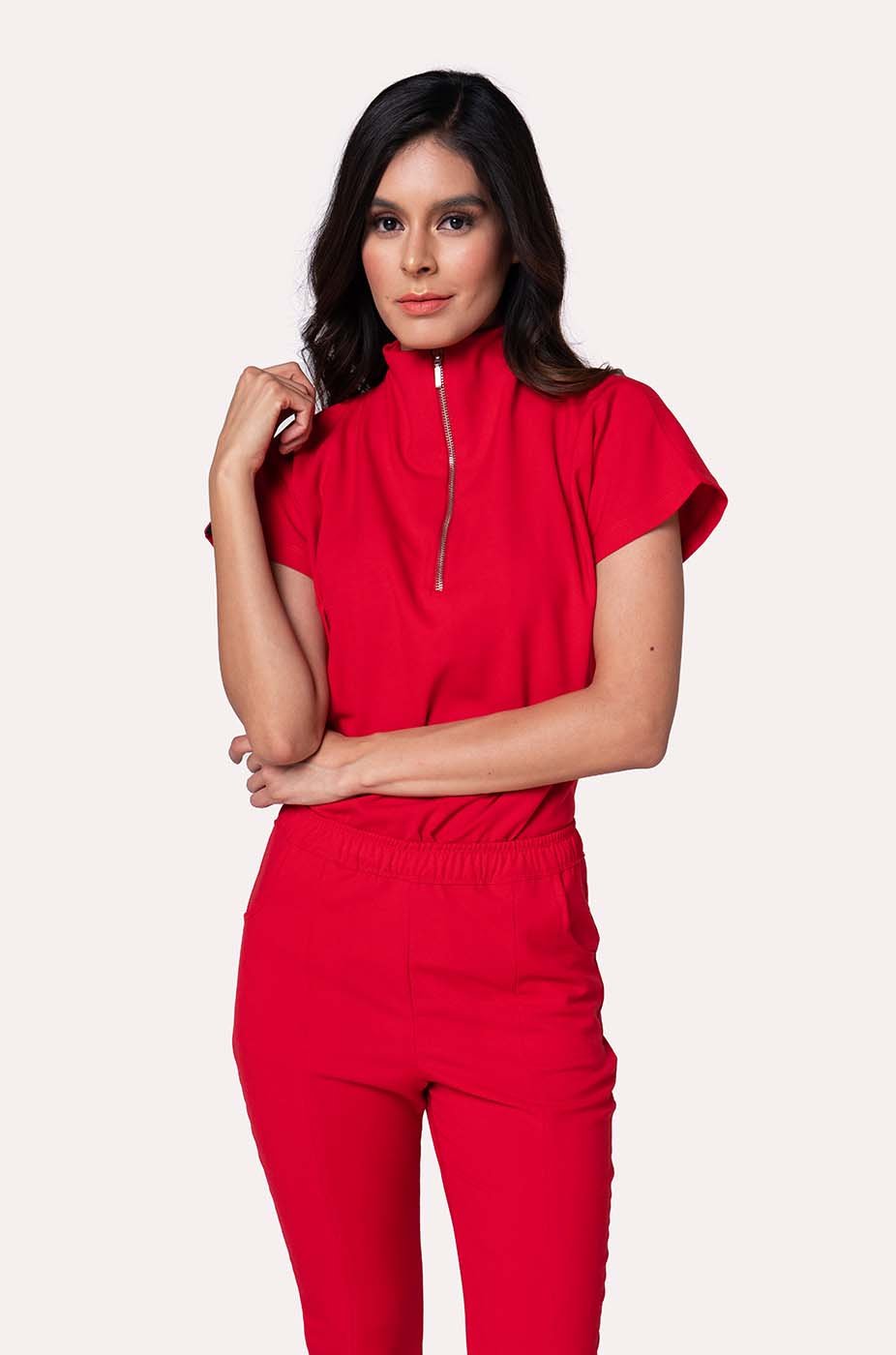 Conjunto Mujer Scrub Victory - Rojo