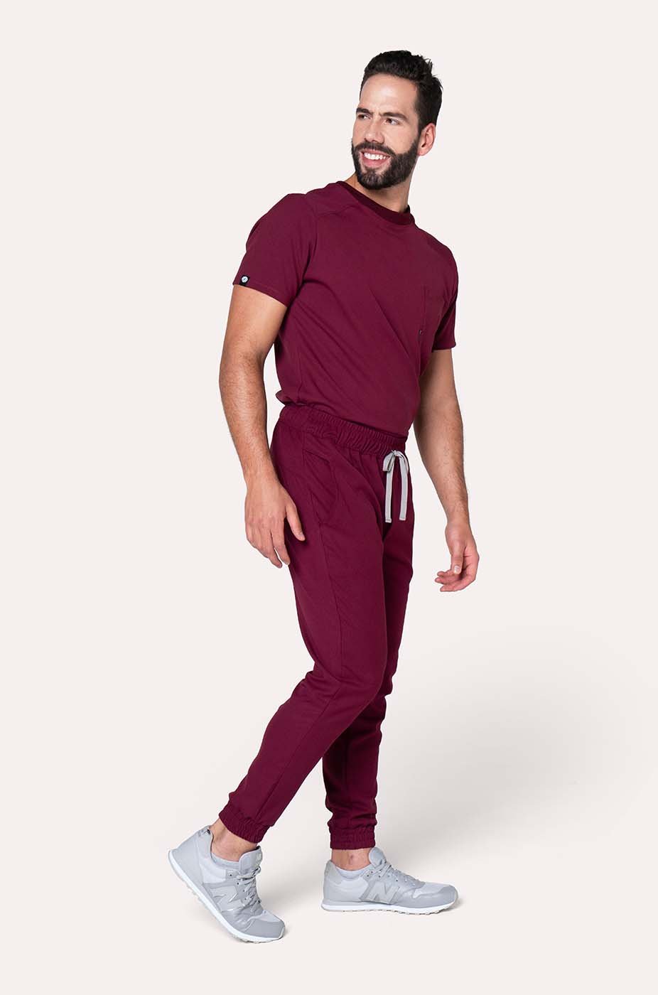 Conjunto Hombre Scrub Sport - Burgundy