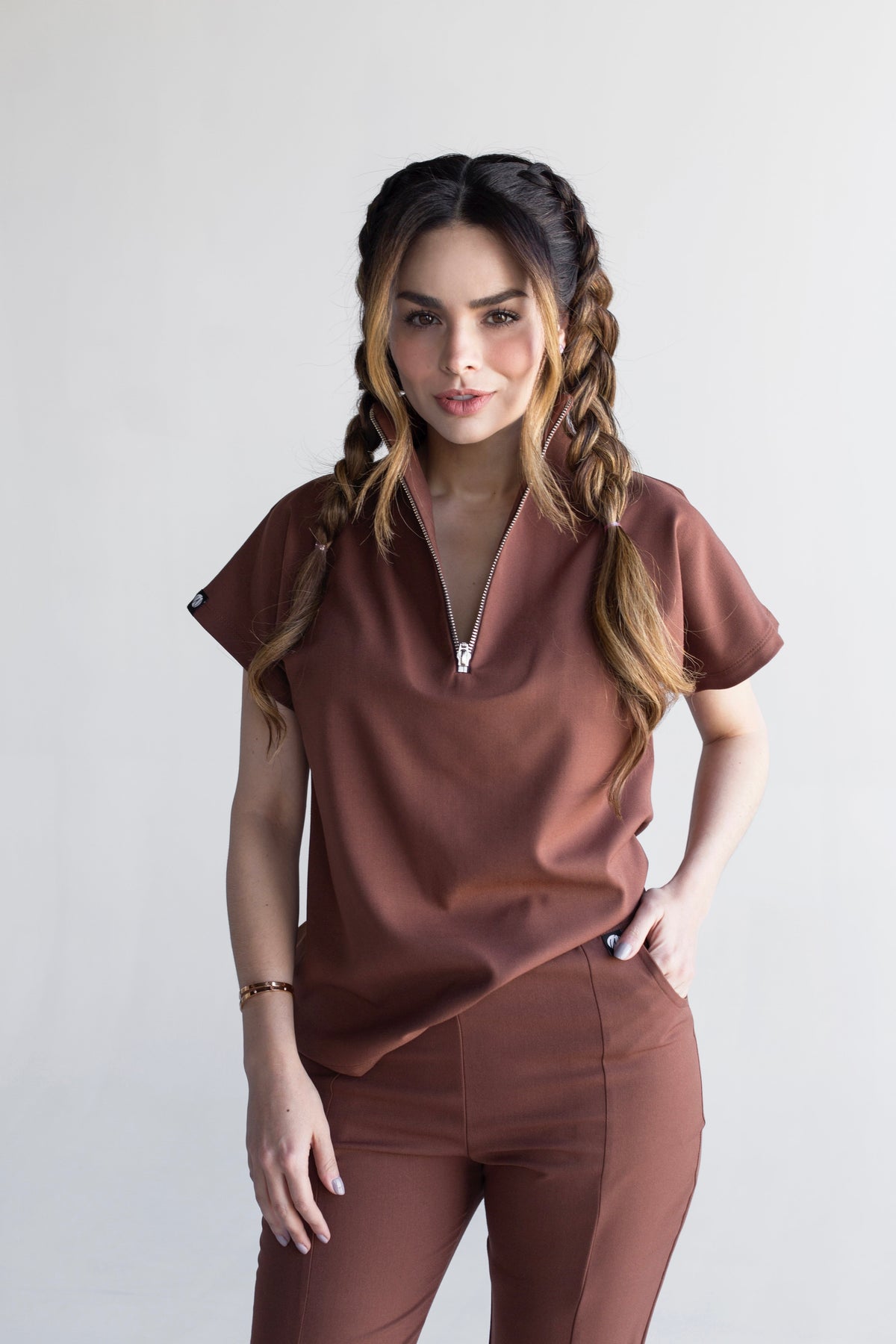 Conjunto Mujer Scrub Victory - Cocoa