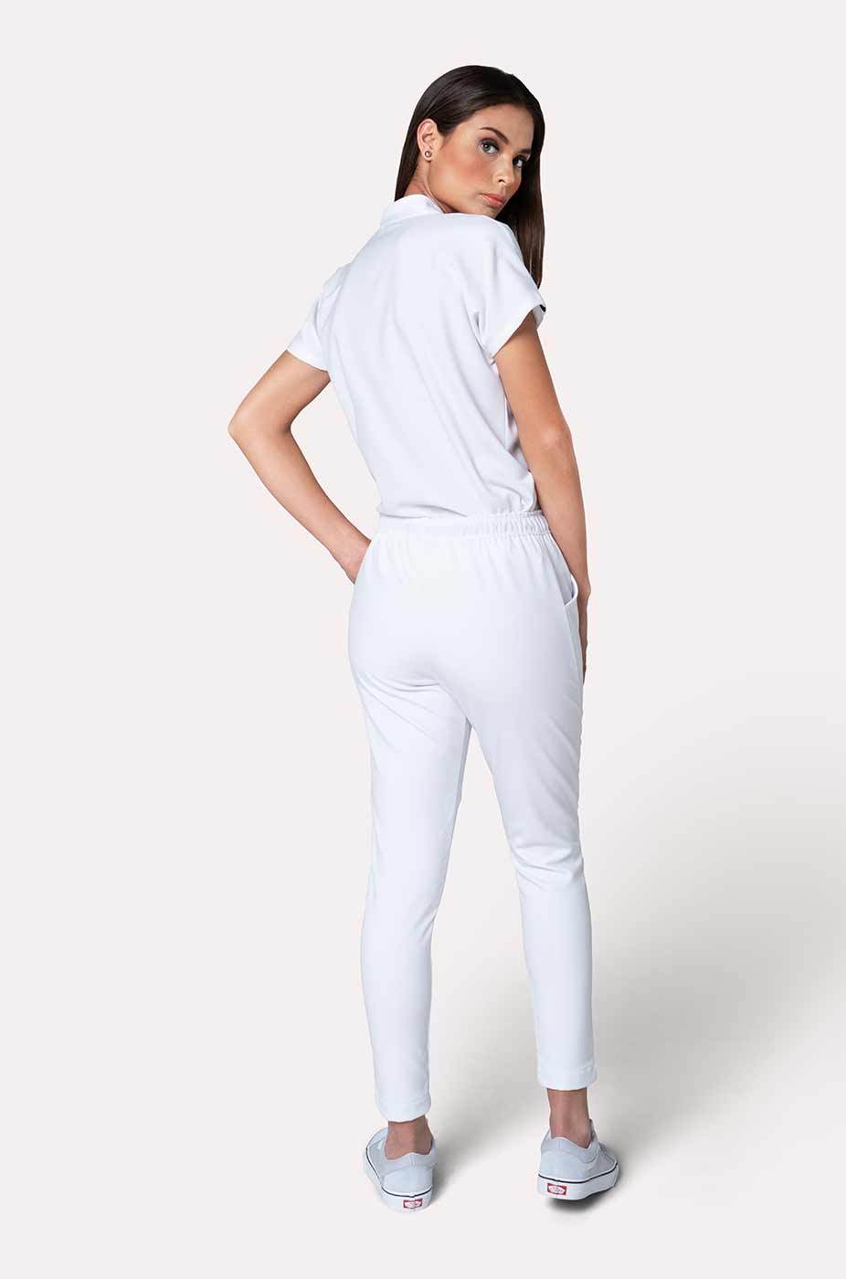 Conjunto Mujer Scrub Glam - Blanco