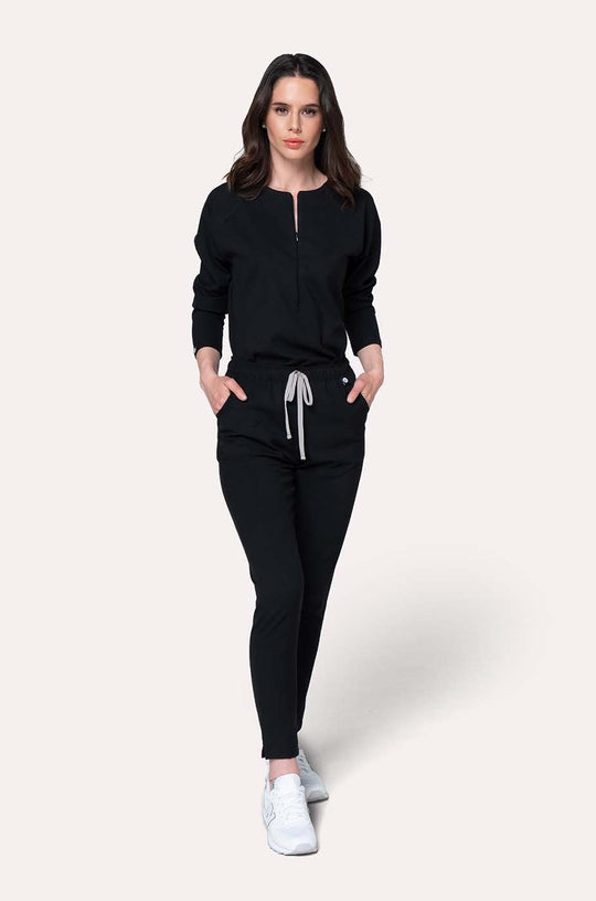 Conjunto Mujer Scrub Fall - Negro