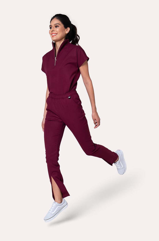 Conjunto Mujer Scrub Victory - Burgundy