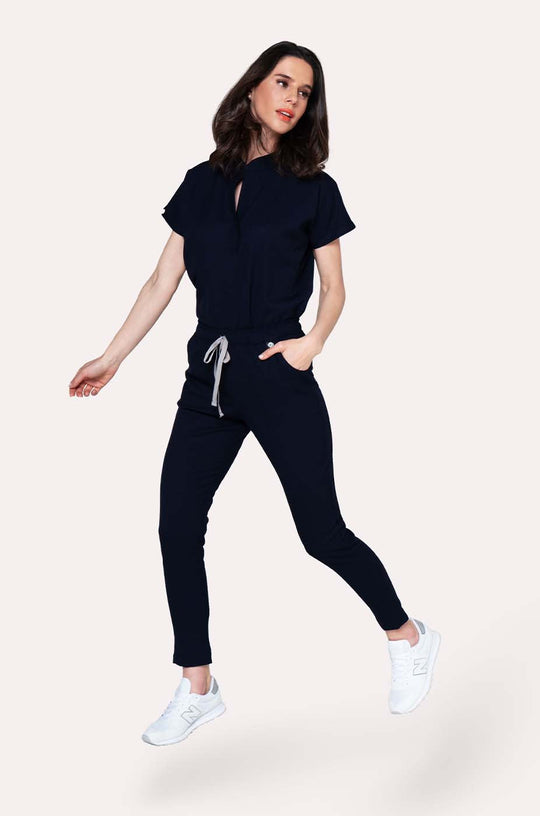Conjunto Mujer Scrub Glam - Navy