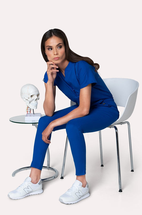 Conjunto Mujer Scrub Glam - Royal Blue