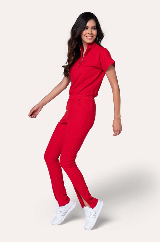 Conjunto Mujer Scrub Victory - Rojo