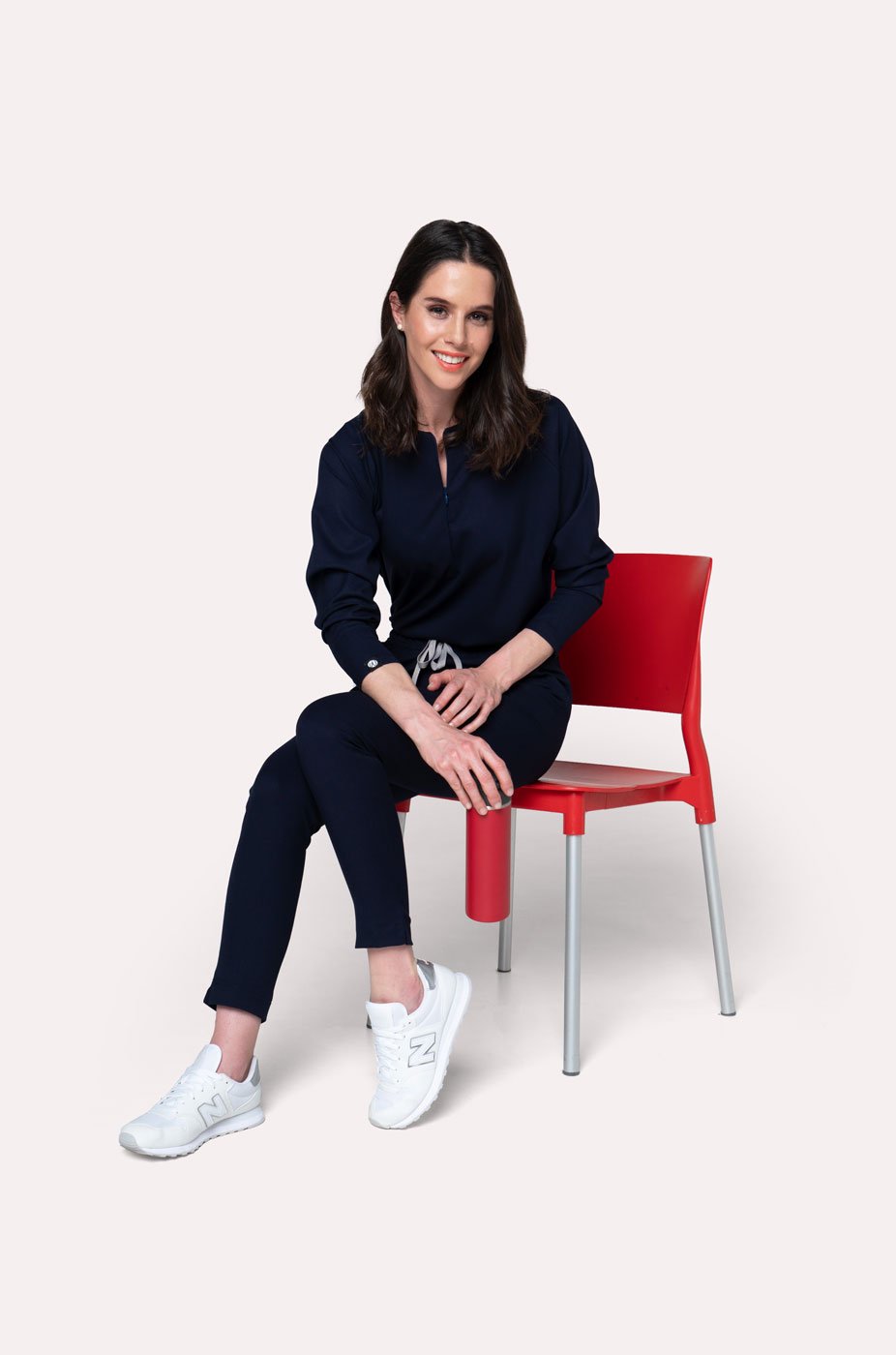 Conjunto Mujer Scrub Fall - Navy