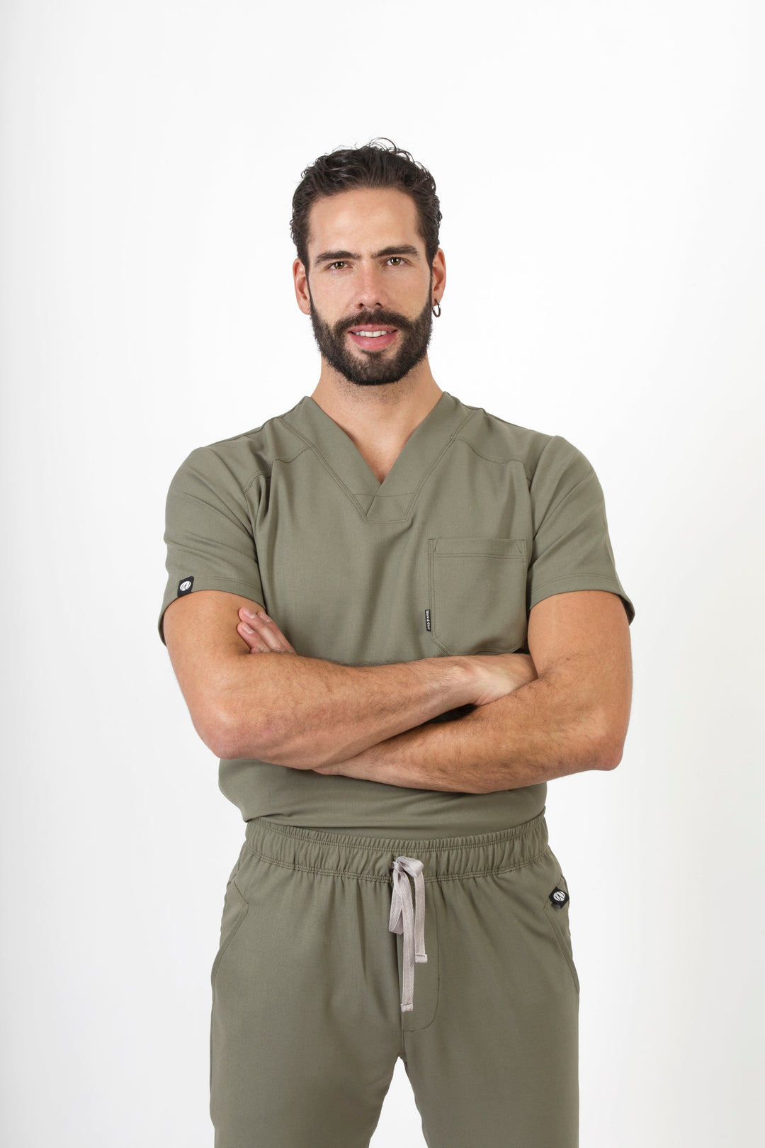 Conjunto Hombre Scrub Fresh - Olivo