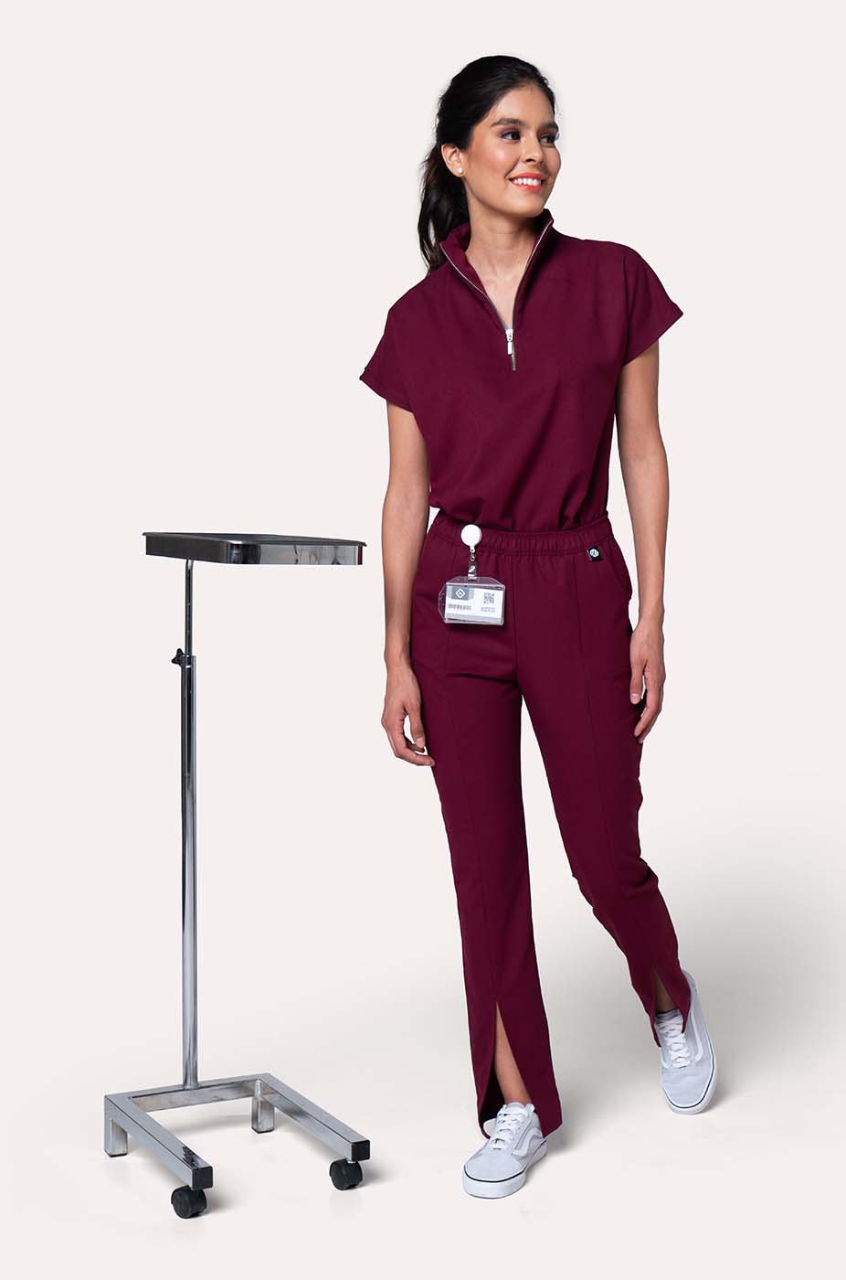 Conjunto Mujer Scrub Victory - Burgundy