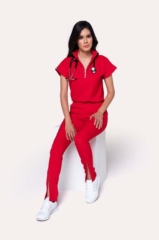 Conjunto Mujer Scrub Victory - Rojo