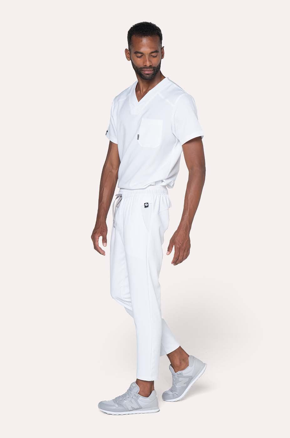 Conjunto Hombre Scrub Fresh - Blanco