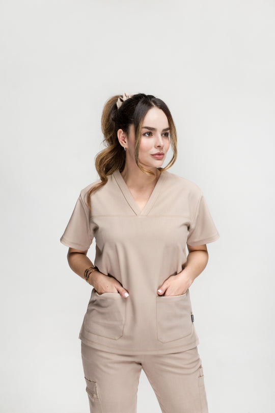 Scrub Comfy - Natural