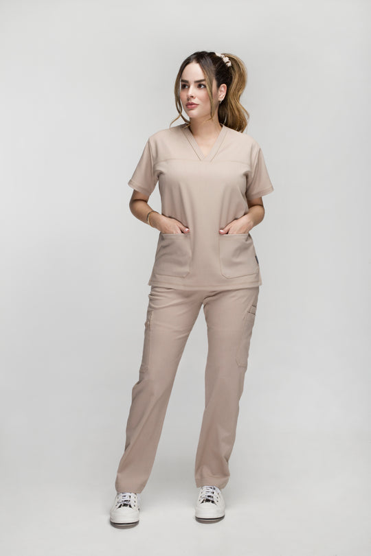 Scrub Comfy - Natural