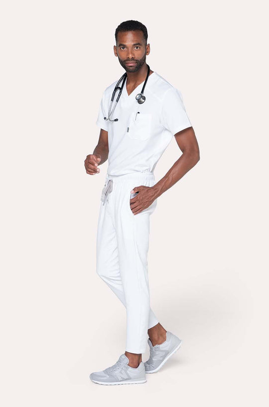 Conjunto Hombre Scrub Fresh - Blanco