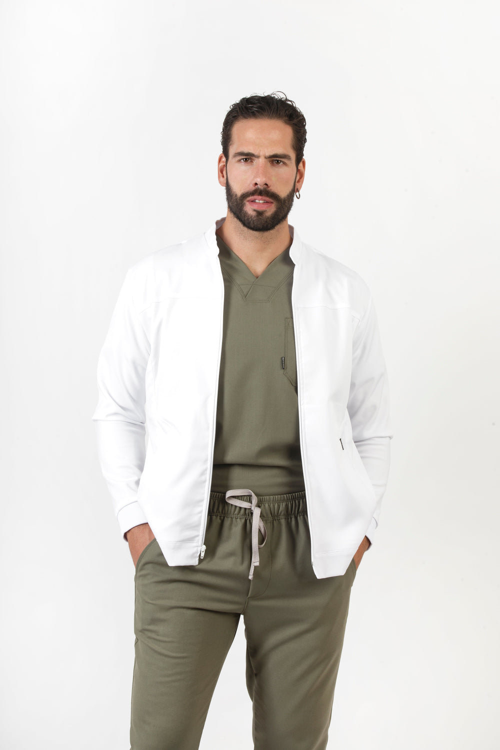 Conjunto Hombre Scrub Fresh - Olivo