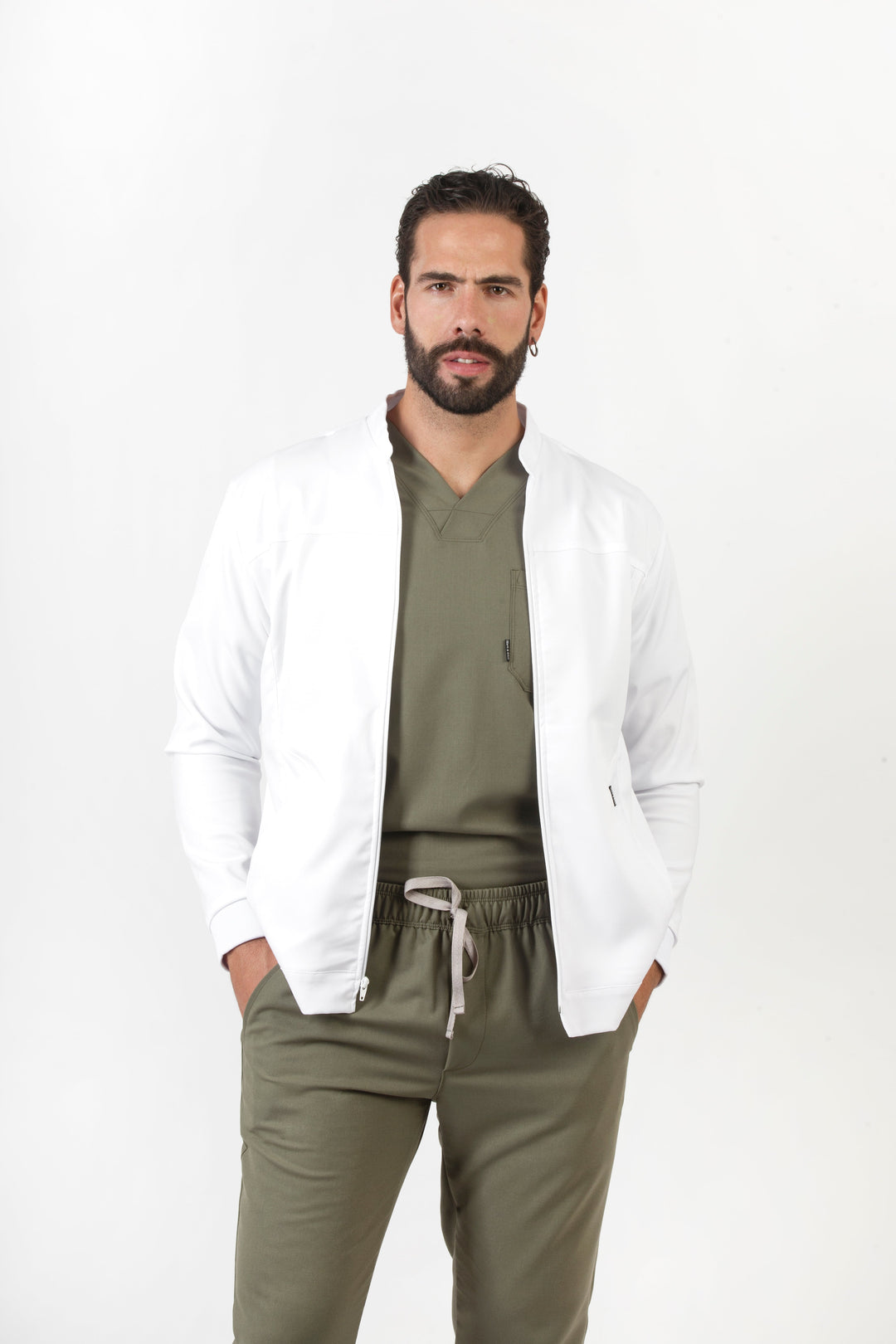 Conjunto Hombre Scrub Fresh - Olivo