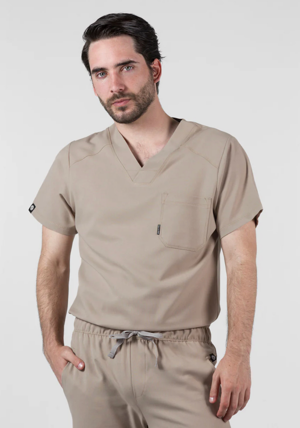 Camisa Hombre Scrub Fresh - Natural