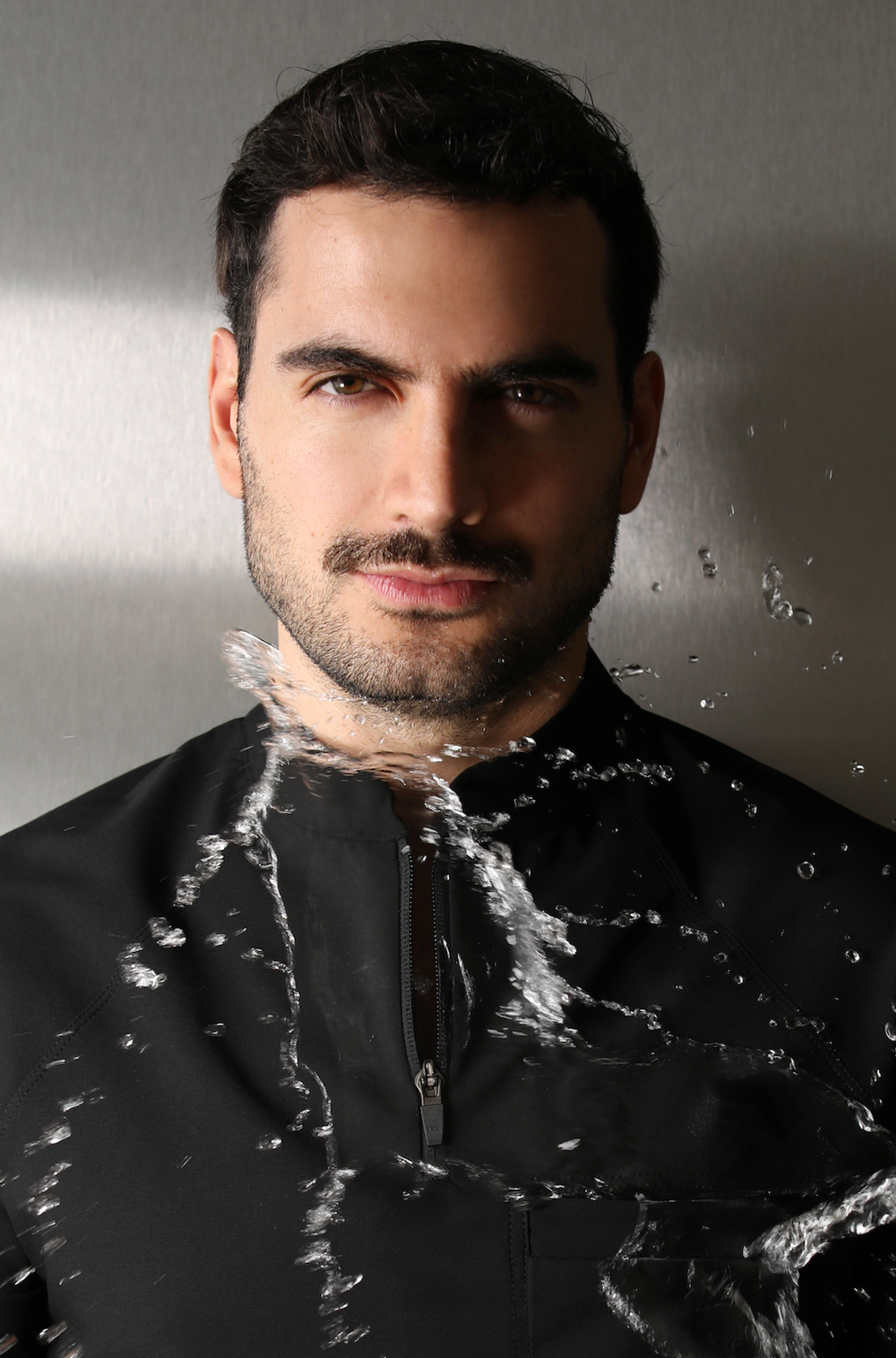 Camisa Hombre Scrub Harry Antifluido - Negro