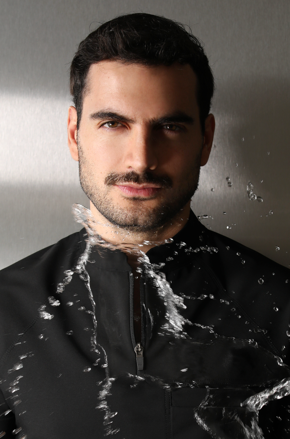 Camisa Hombre Scrub Harry Antifluido - Negro