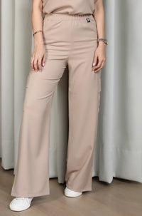 Pantalón Mujer Scrub Kate - Natural