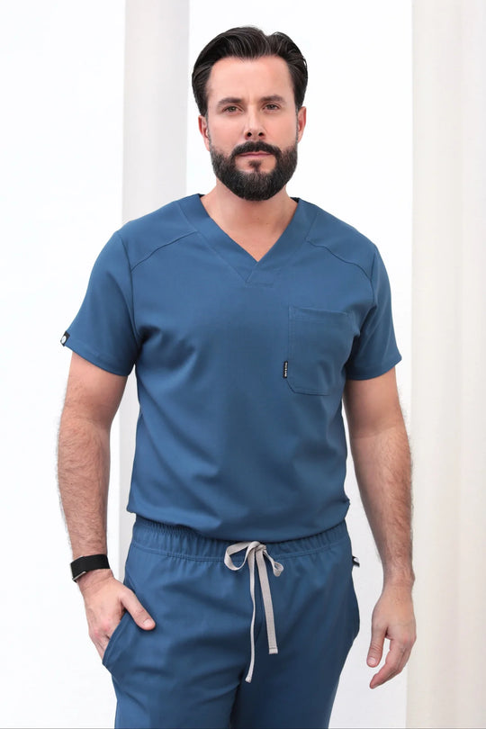 Camisa Hombre Scrub Fresh - Indigo