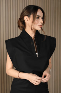 Blusa Mujer Scrub Kate - Negro