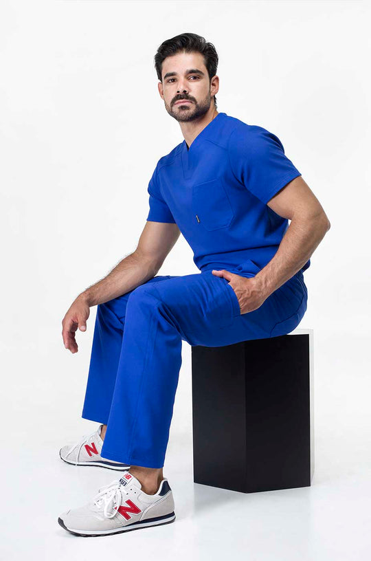 Scrub Cargo - Royal Blue