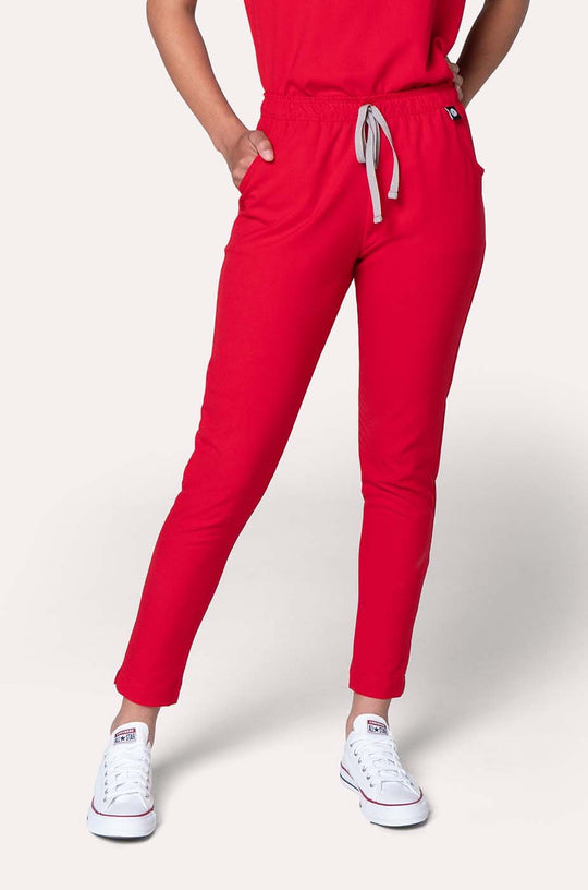 Pantalón Mujer Scrub Victory - Rojo