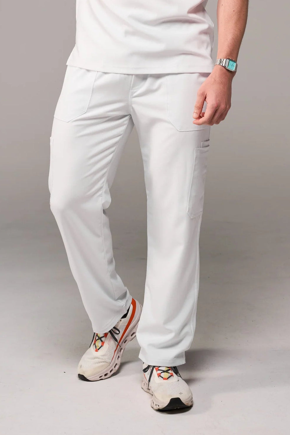 Pantalón Hombre Scrub Fresh - Blanco