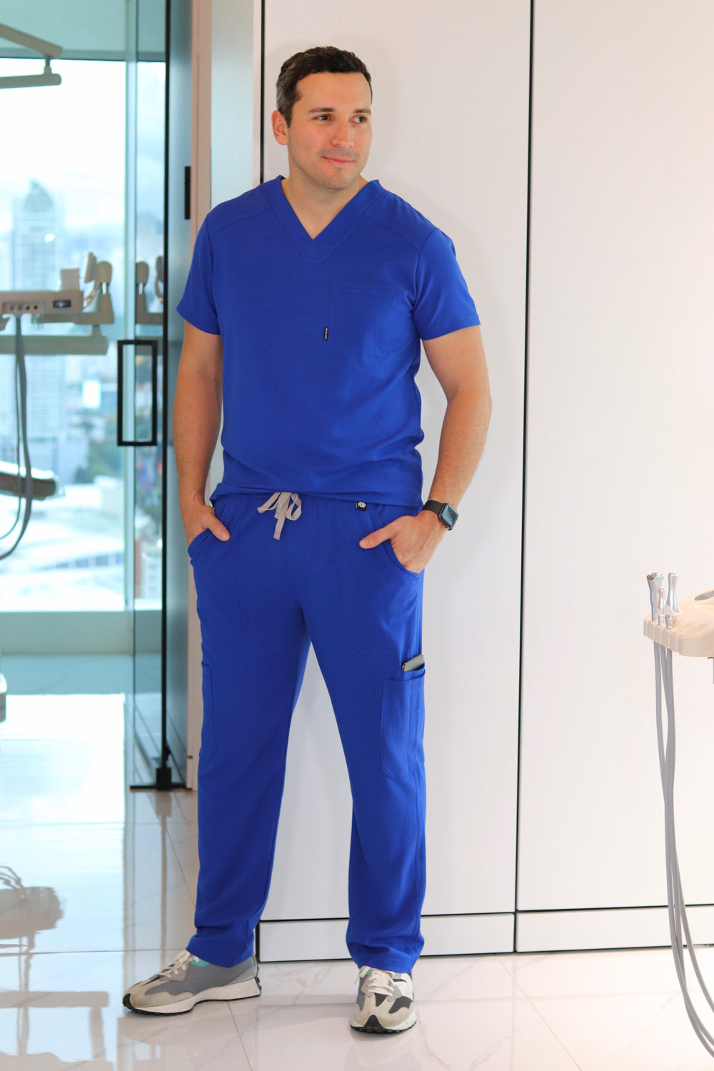 Scrub Cargo - Royal Blue