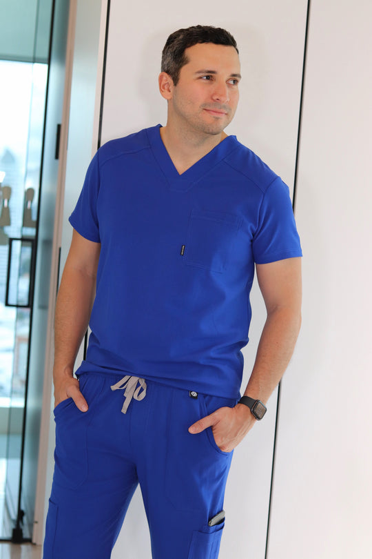 Scrub Cargo - Royal Blue